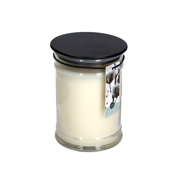 Bridgewater White Cotton Jar Candle - 18oz