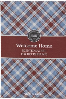 Bridgewater Welcome Home Plaid Scented Sachet (New)