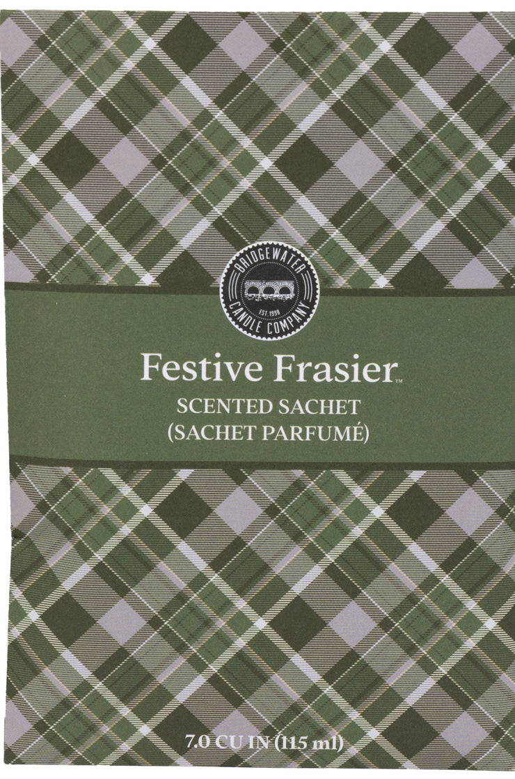 Bridgewater Festive Frasier Plaid Scented Sachet (New)