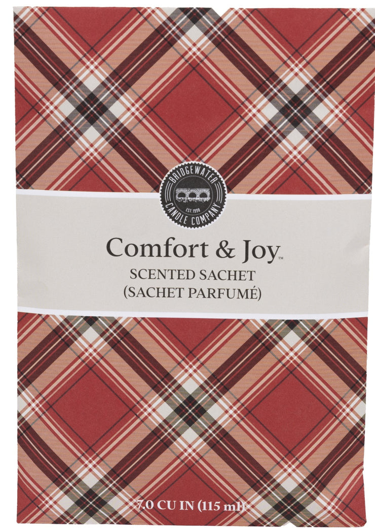Bridgewater Comfort & Joy Plaid Scented Sachet (New)