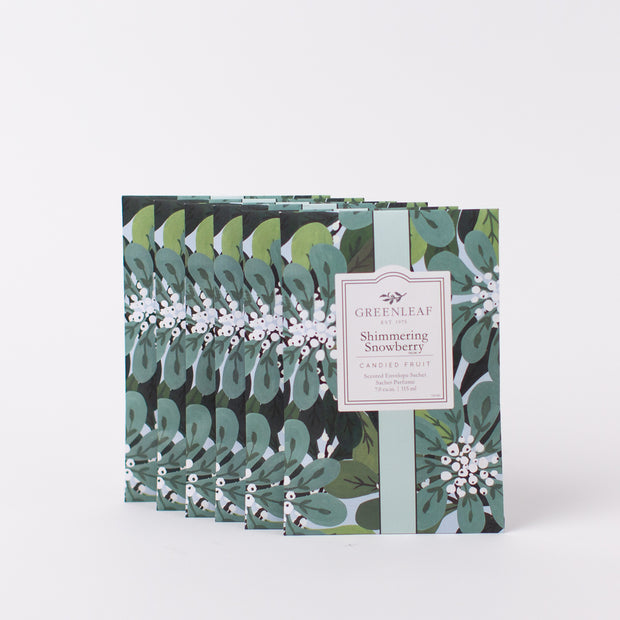 Greenleaf Shimmering Snowberry Large Scented Sachet