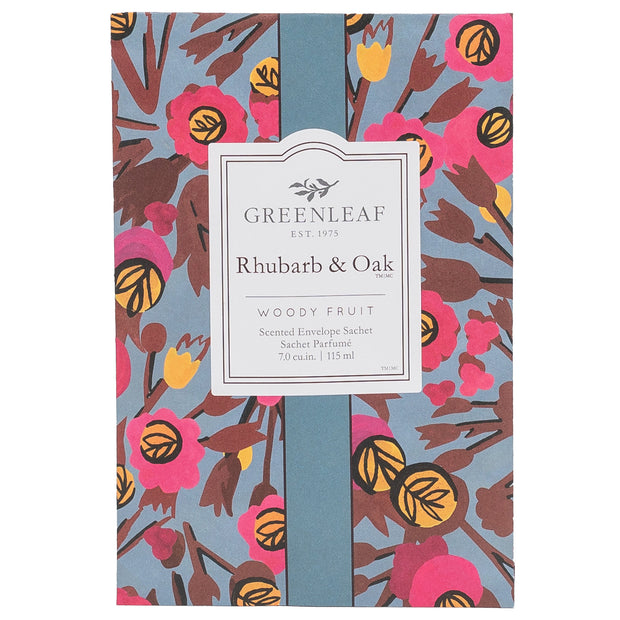 Greenleaf Rhubarb & Oak Large Scented Sachet