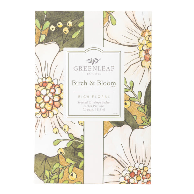 Greenleaf Birch & Bloom Large Scented Sachet (New)