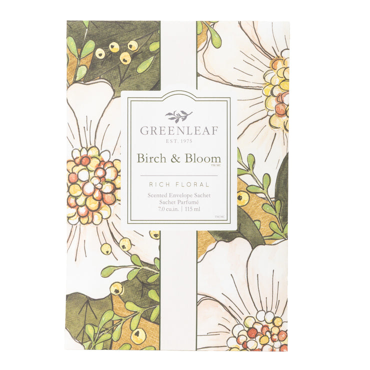 Greenleaf Birch & Bloom Large Scented Sachet (New)