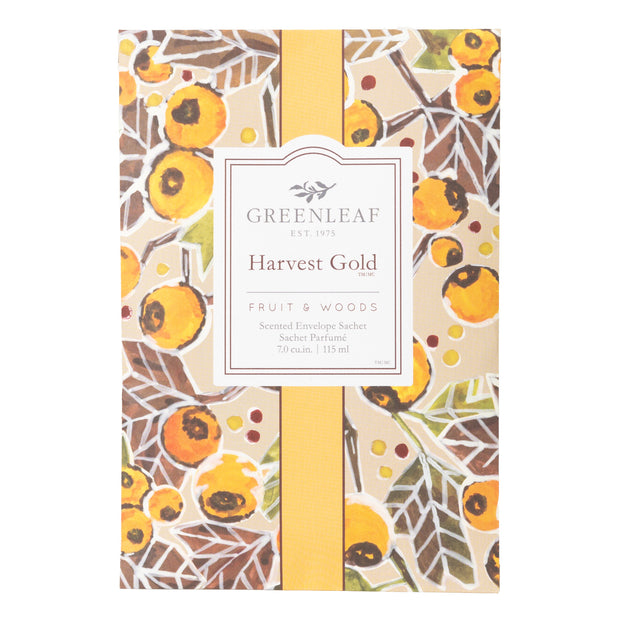 Greenleaf Harvest Gold Large Scented Sachet (New)