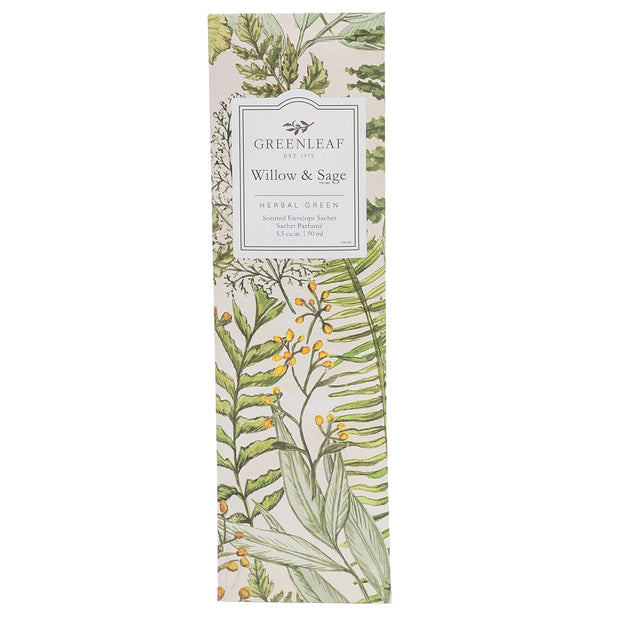 Greenleaf Willow & Sage Slim Scented Sachet