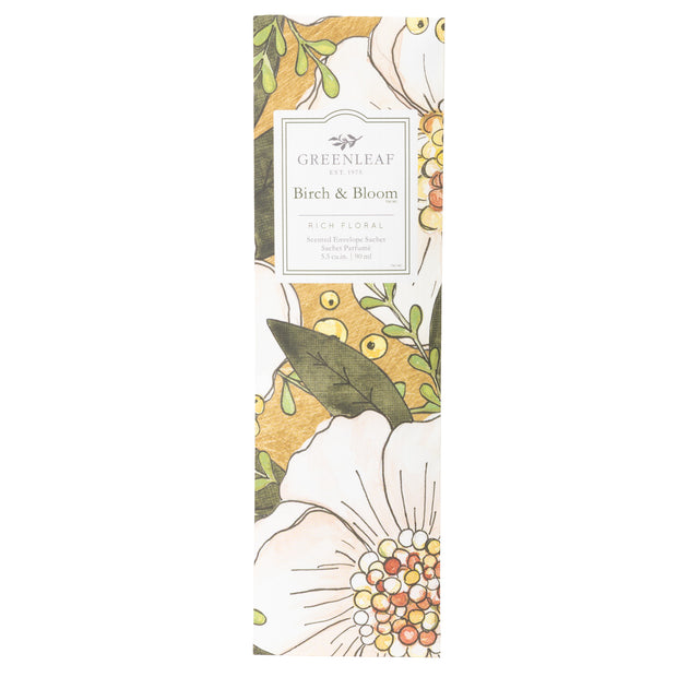 Greenleaf Birch & Bloom Slim Scented Sachet (New)