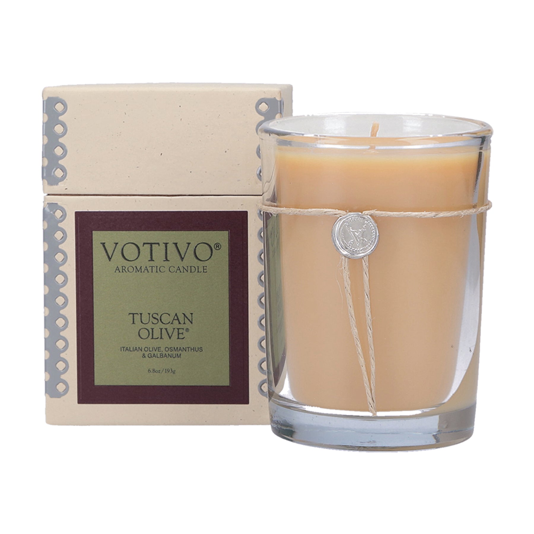 Votivo Tuscan Olive Jar Candle 6.8oz Heart Of The Country Ltd